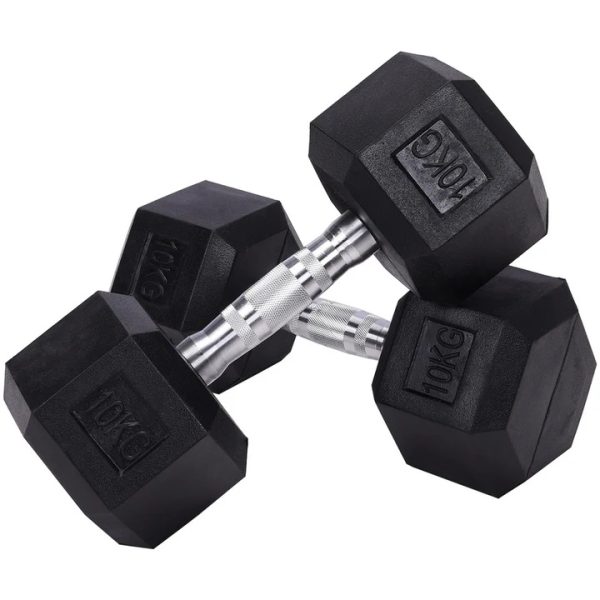 10KG Hexagon Dumbbells Pair