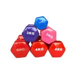 4KG Vinyl Coated Dumbbells